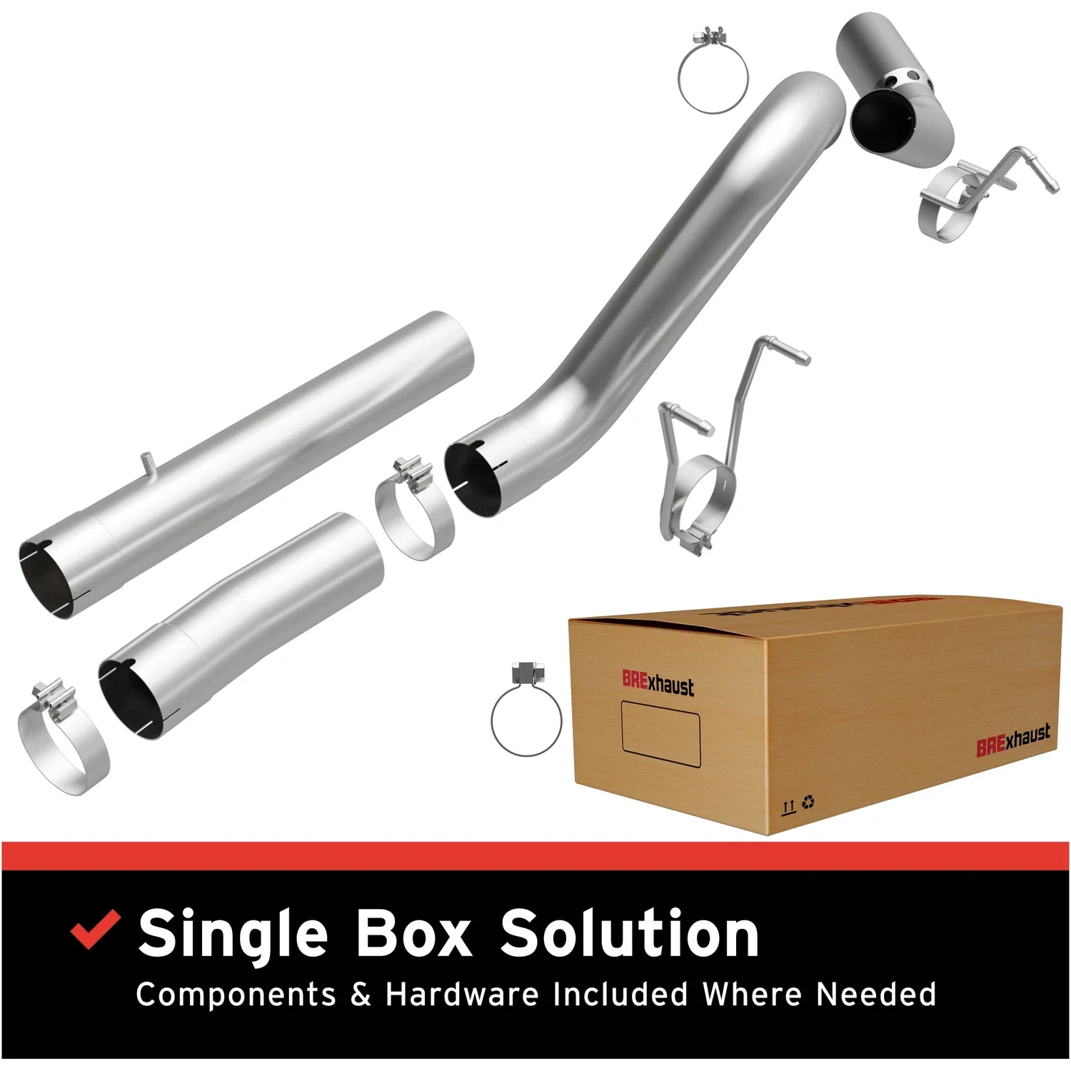 Fits Direct-Fit Replacement Exhaust System 106-0415
